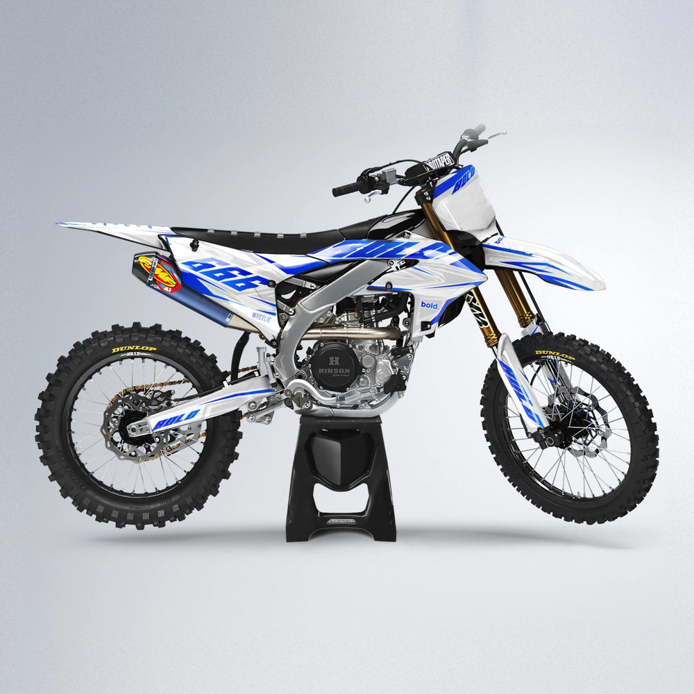 EKKE Yamaha YZF MX motocross graphics kit in Custom Colour
