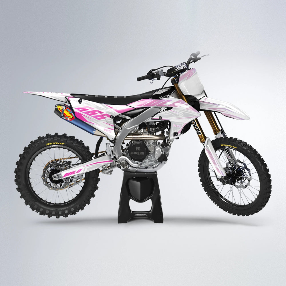 EKKE Yamaha YZF MX motocross graphics kit in Flamingo