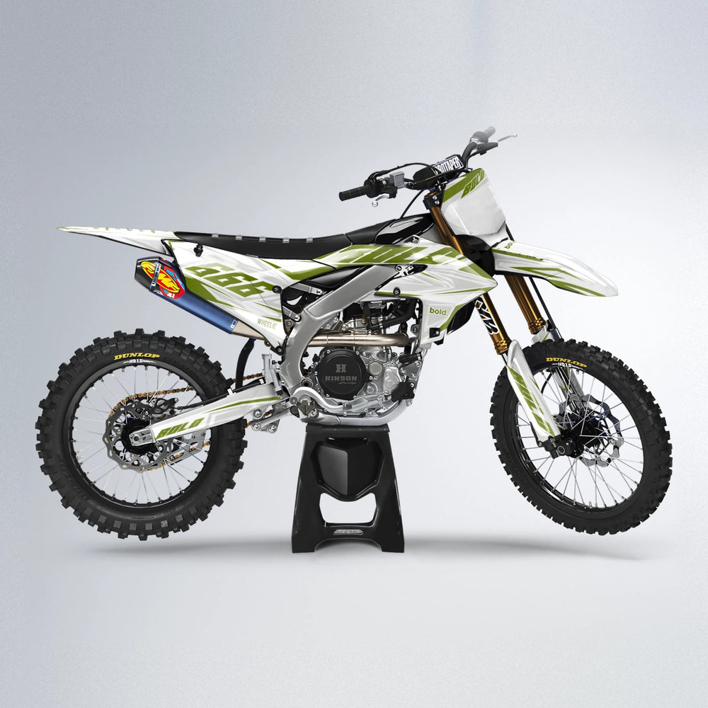 EKKE Yamaha YZF MX motocross graphics kit in Olive