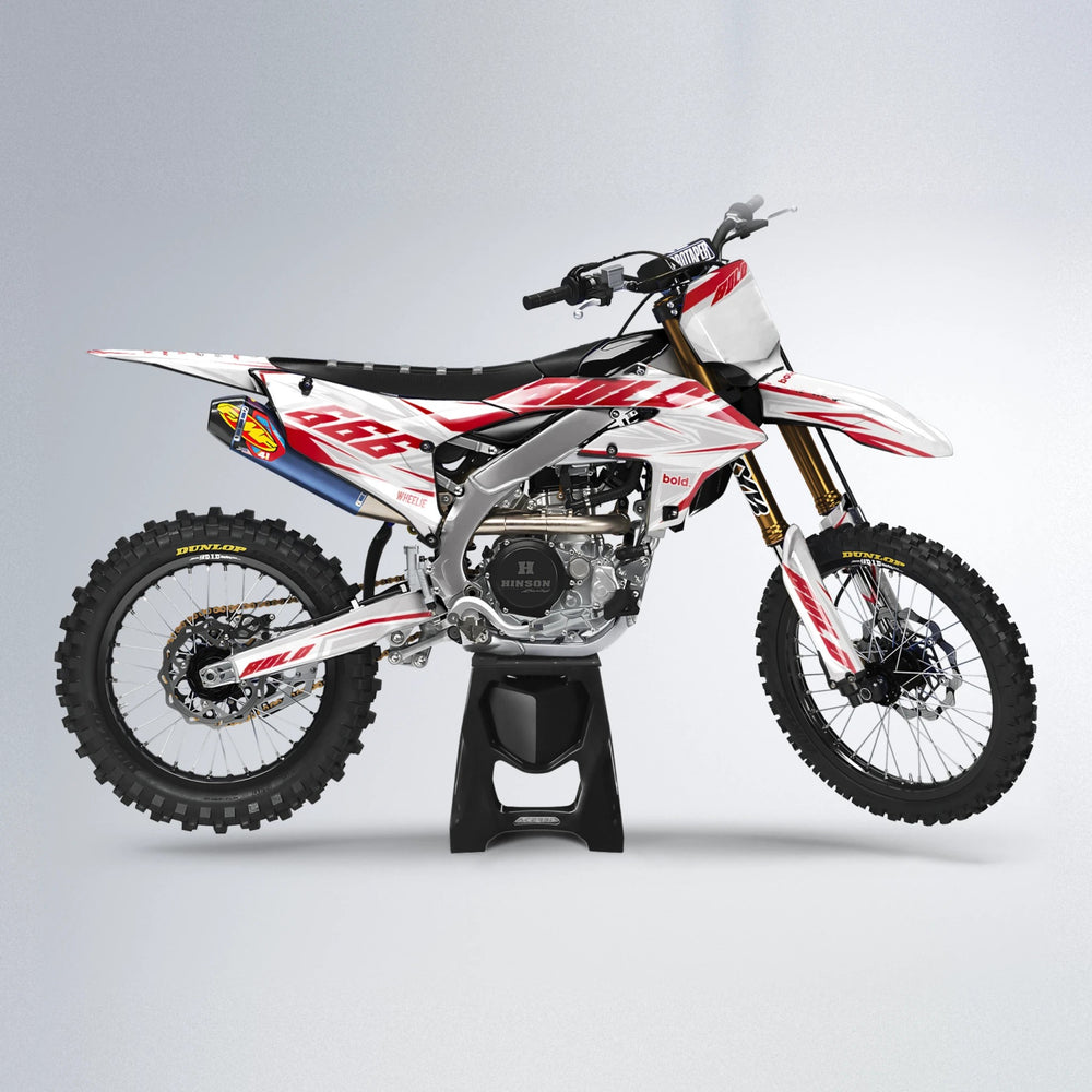 EKKE Yamaha YZF MX motocross graphics kit in Red
