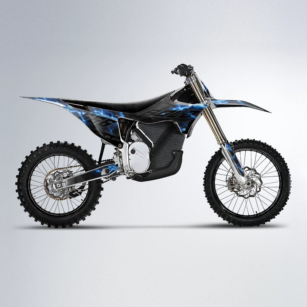 FLASH Stark Varg MX motocross graphics kit in Blue