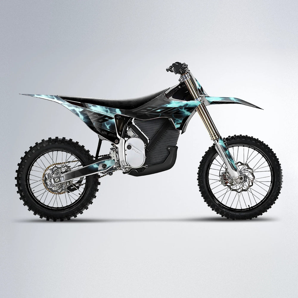 FLASH Stark Varg MX motocross graphics kit in Mint
