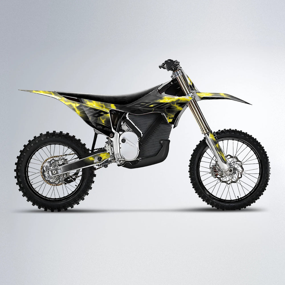 FLASH Stark Varg MX motocross graphics kit in Yellow