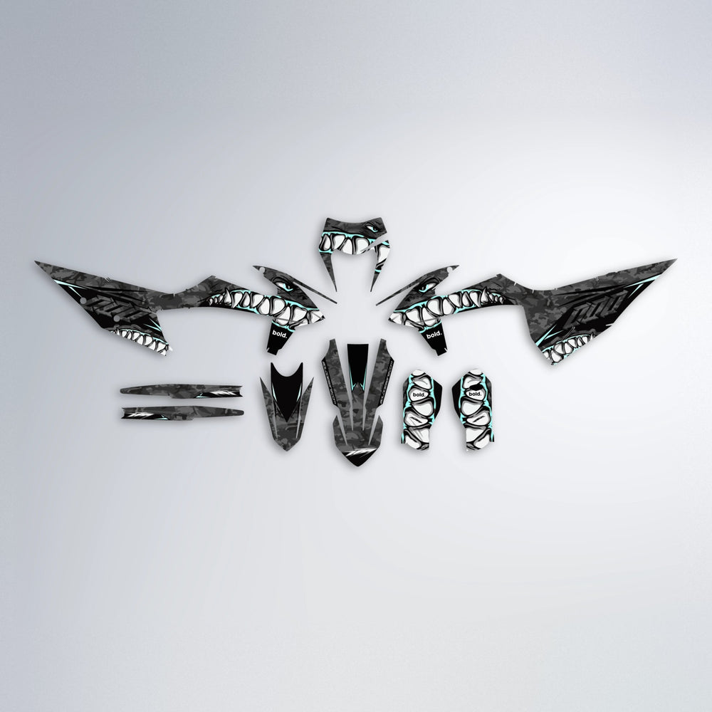 FLIGHT graphics kit parts layout in Mint