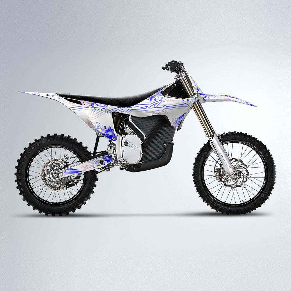FLORAL Stark Varg MX motocross graphics kit in Blue