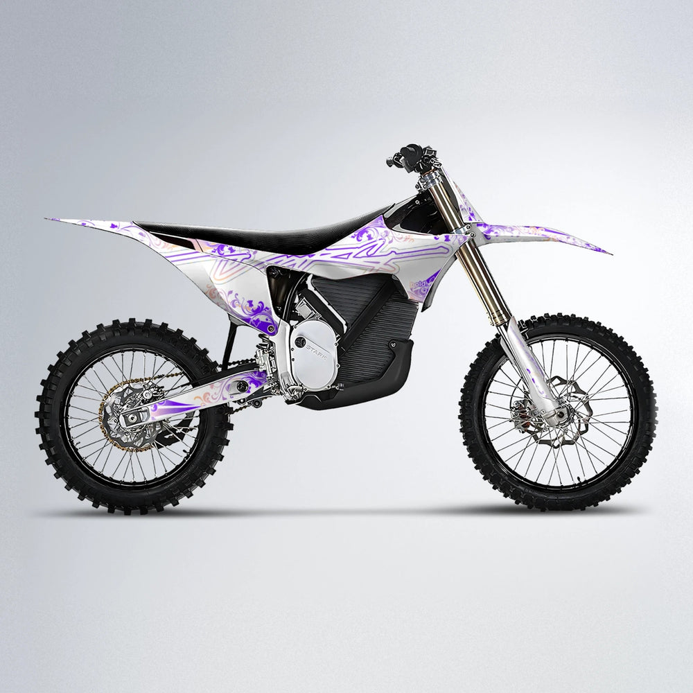 FLORAL Stark Varg MX motocross graphics kit in Purple