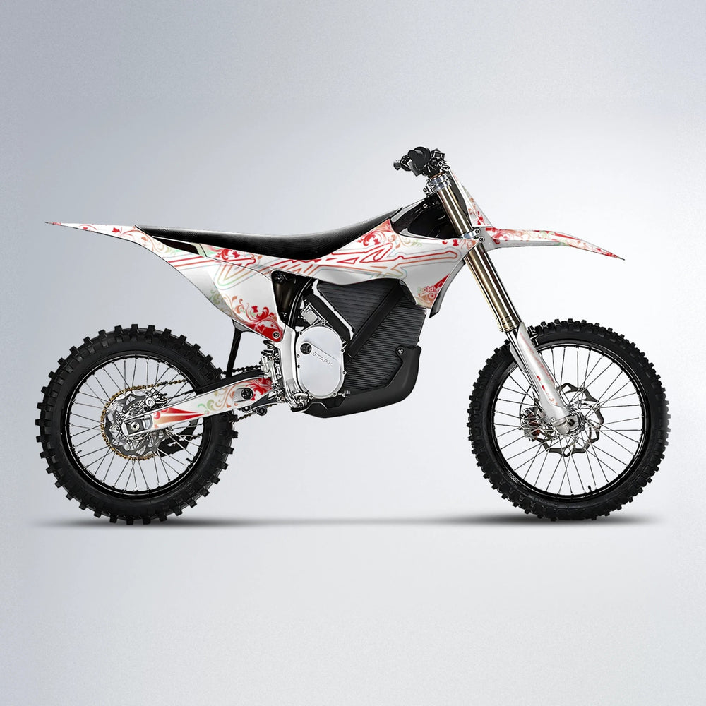 FLORAL Stark Varg MX motocross graphics kit in Red