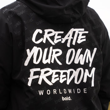 bold. Freedom Windbreaker