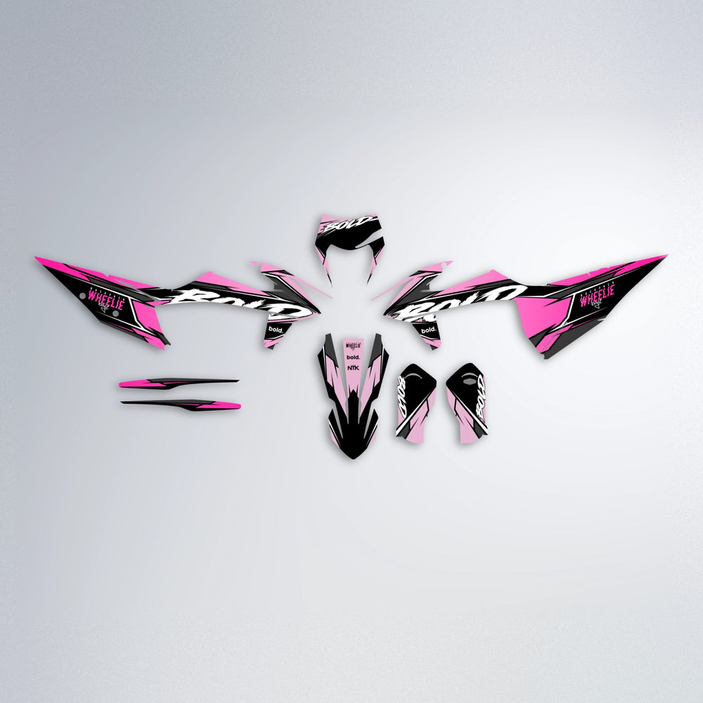 FURY graphics kit parts layout in Flamingo