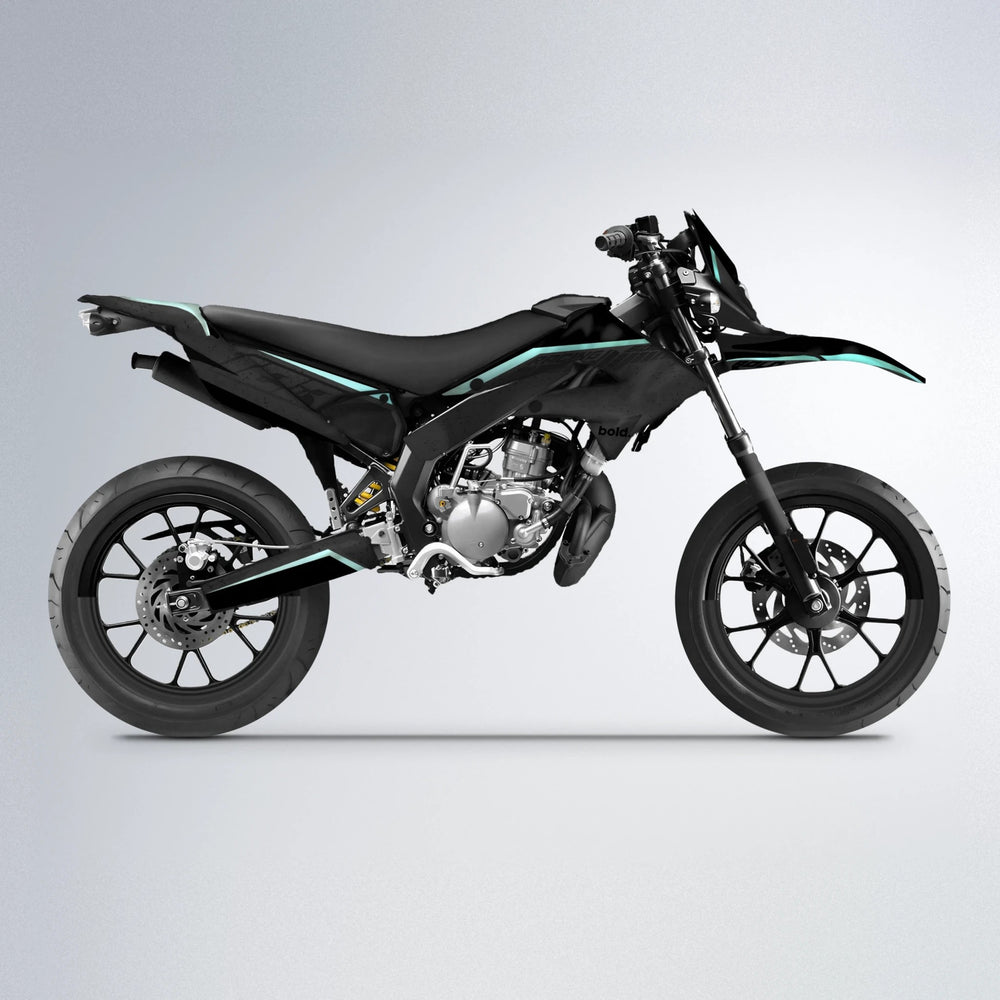 FUTURE Derbi Senda supermoto graphics kit in Mint