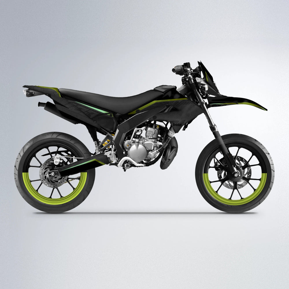 FUTURE Derbi Senda supermoto graphics kit in Olive