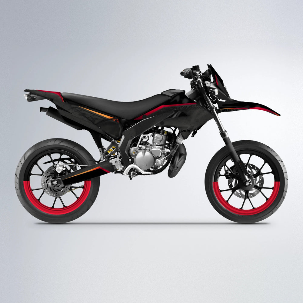 FUTURE Derbi Senda supermoto graphics kit in Red