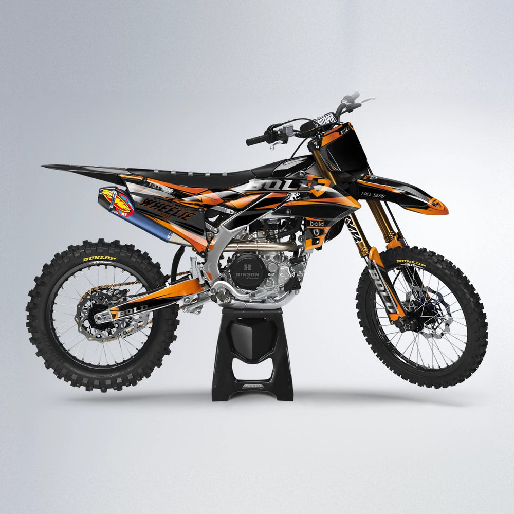 GEBEL V1 Yamaha YZF MX motocross graphics kit in Orange