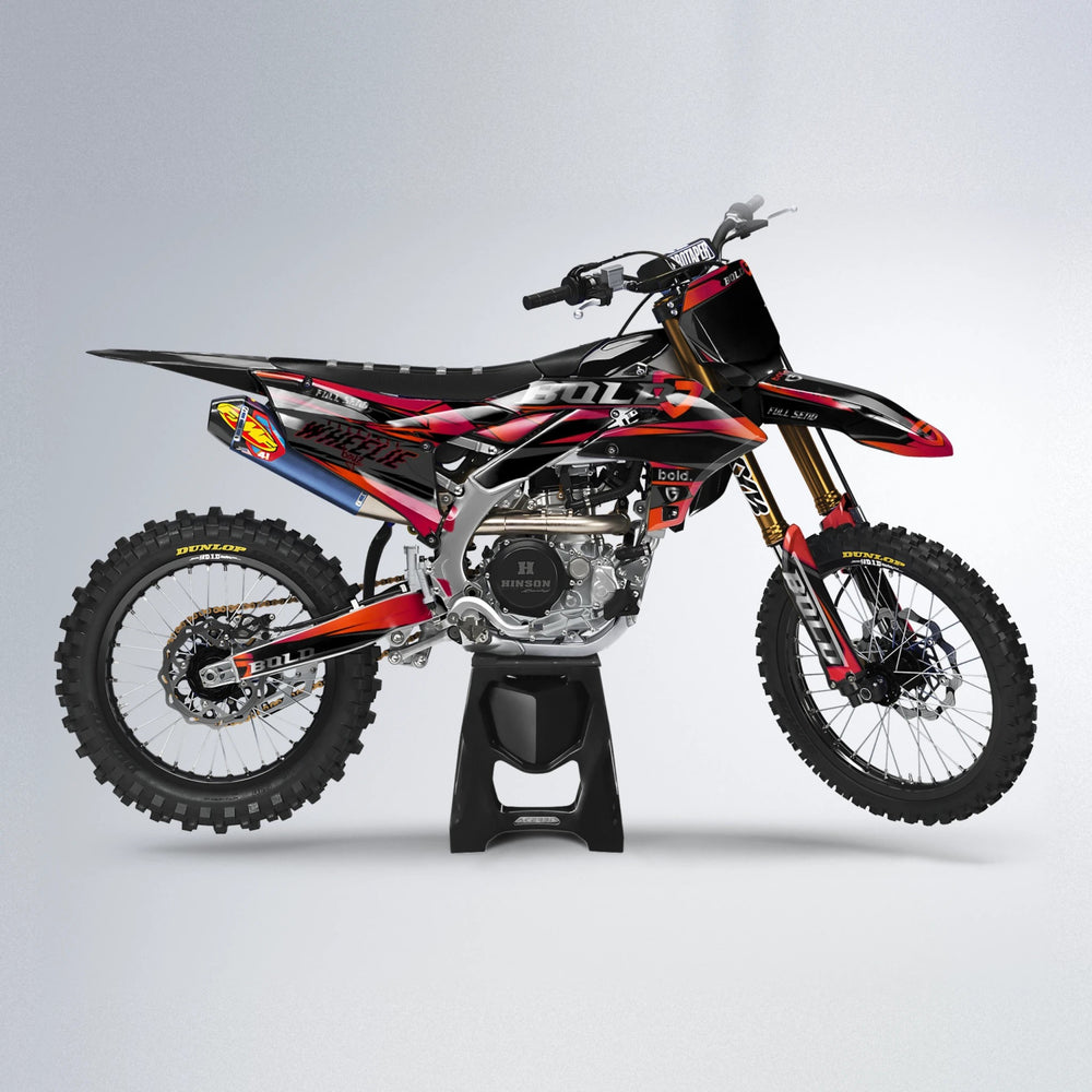 GEBEL V1 Yamaha YZF MX motocross graphics kit in Red