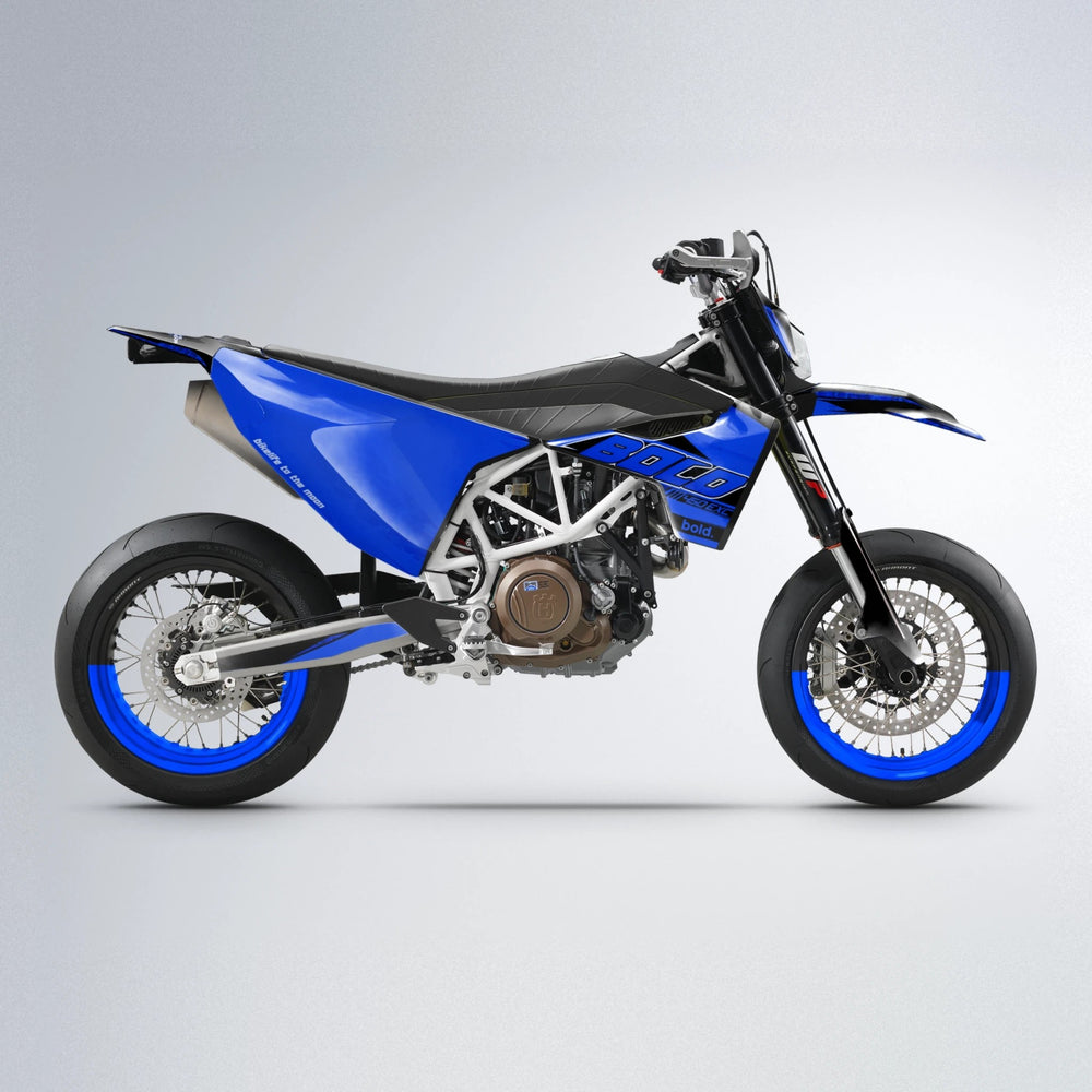 GEBEL V2 Husqvarna 701 supermoto graphics kit in Blue
