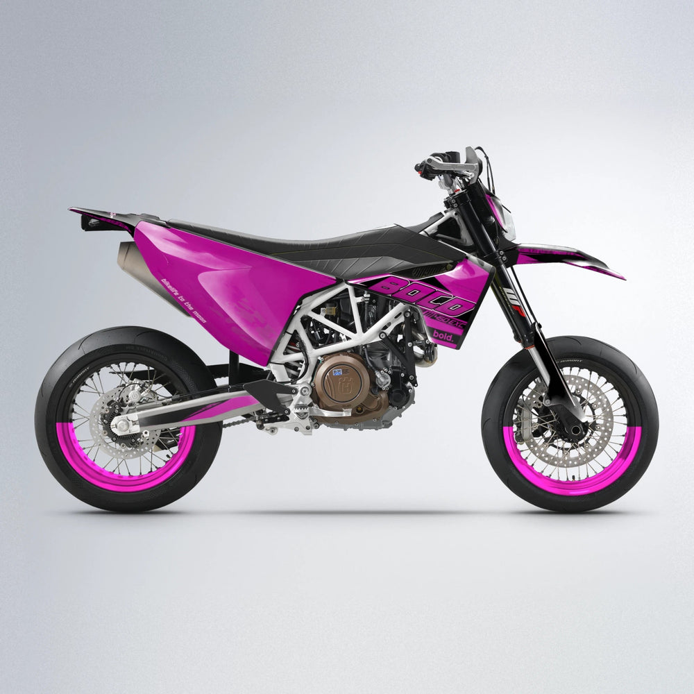GEBEL V2 Husqvarna 701 supermoto graphics kit in Pink