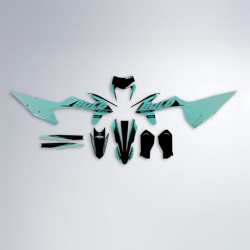 GEBEL V2 graphics kit parts layout in Mint