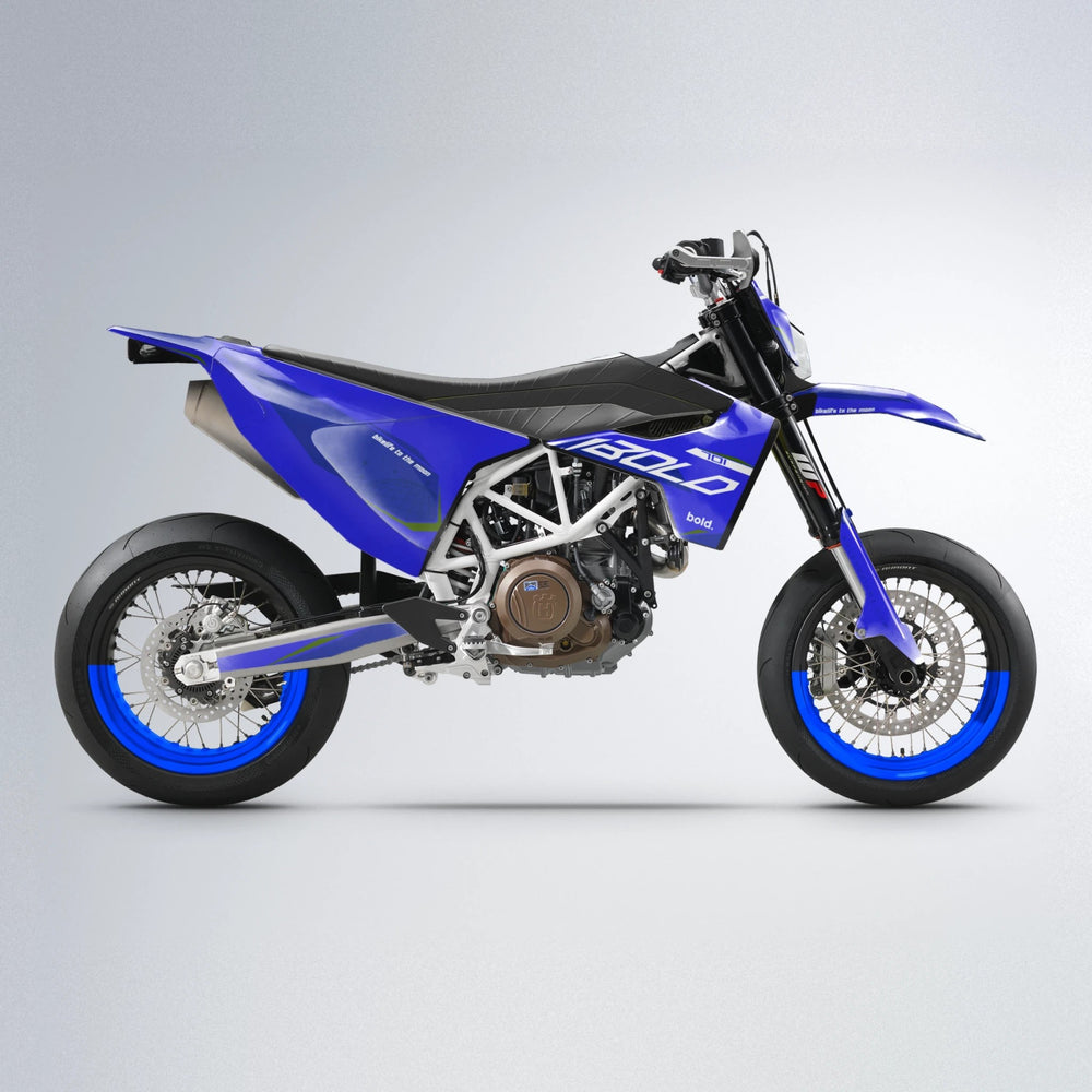 GEBEL V3 Husqvarna 701 supermoto graphics kit in Blue