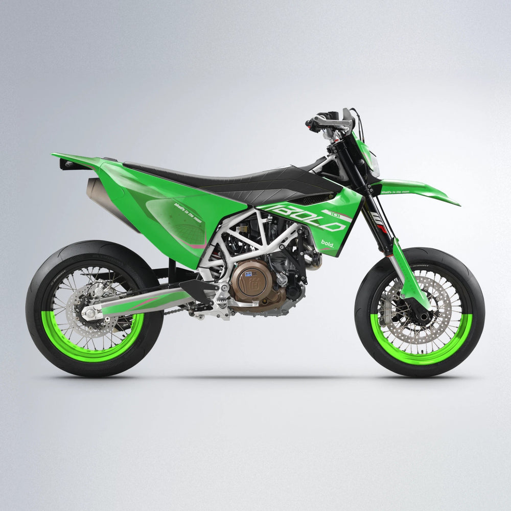 GEBEL V3 Husqvarna 701 supermoto graphics kit in Green