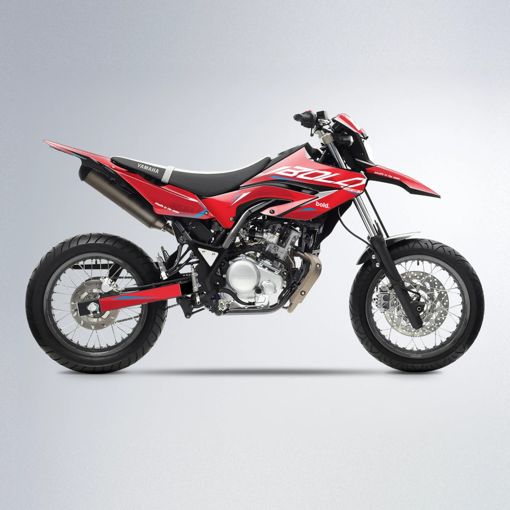 GEBEL V3 Yamaha WR 125X supermoto graphics kit in Custom Colour