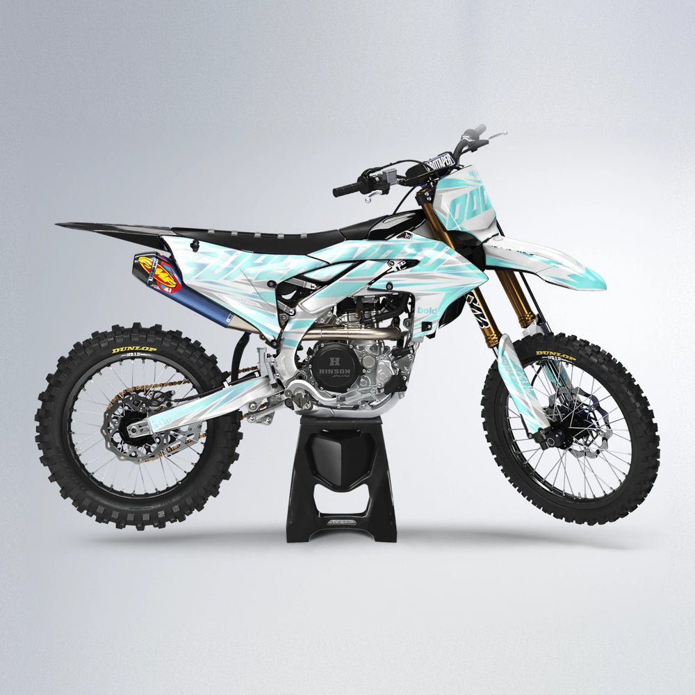 GEBEL V4 Yamaha YZF MX motocross graphics kit in Mint
