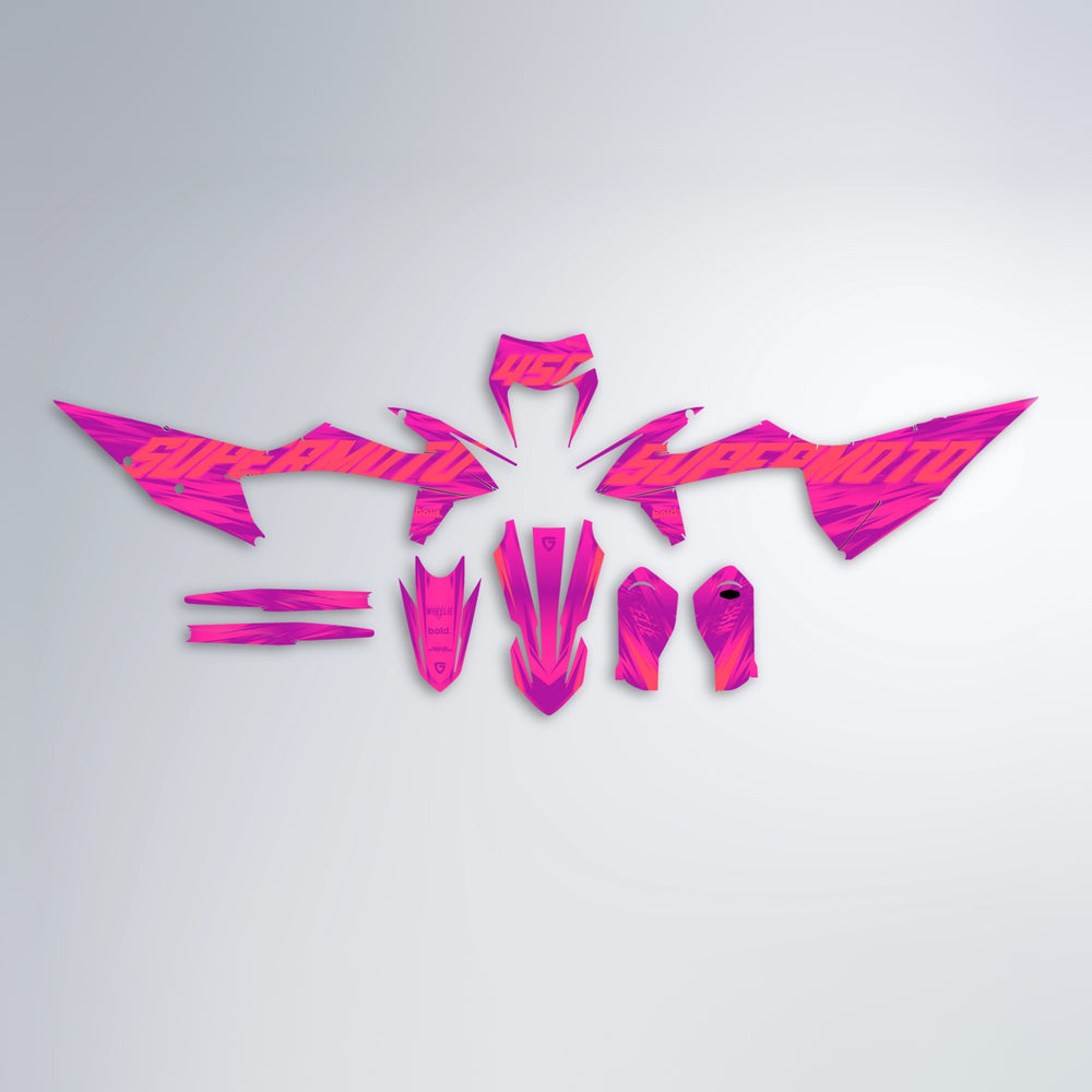 GEBEL V5 graphics kit parts layout in Pink