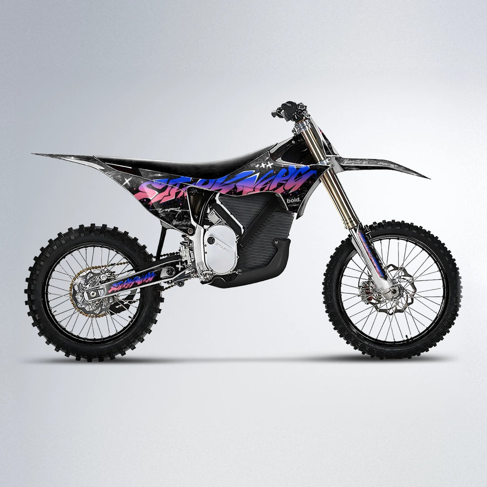 GRAFFITI Stark Varg MX motocross graphics kit in Blue