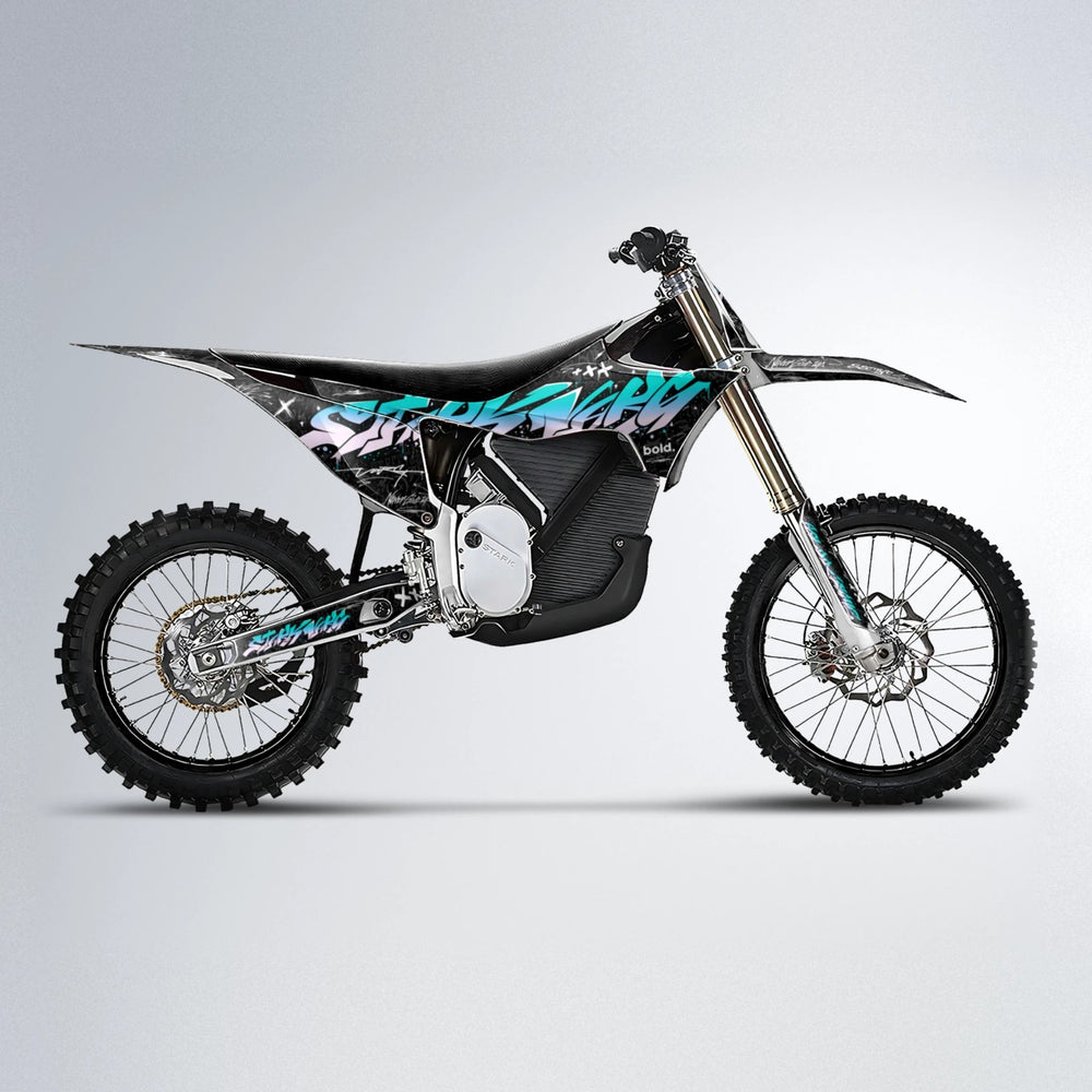 GRAFFITI Stark Varg MX motocross graphics kit in Teal