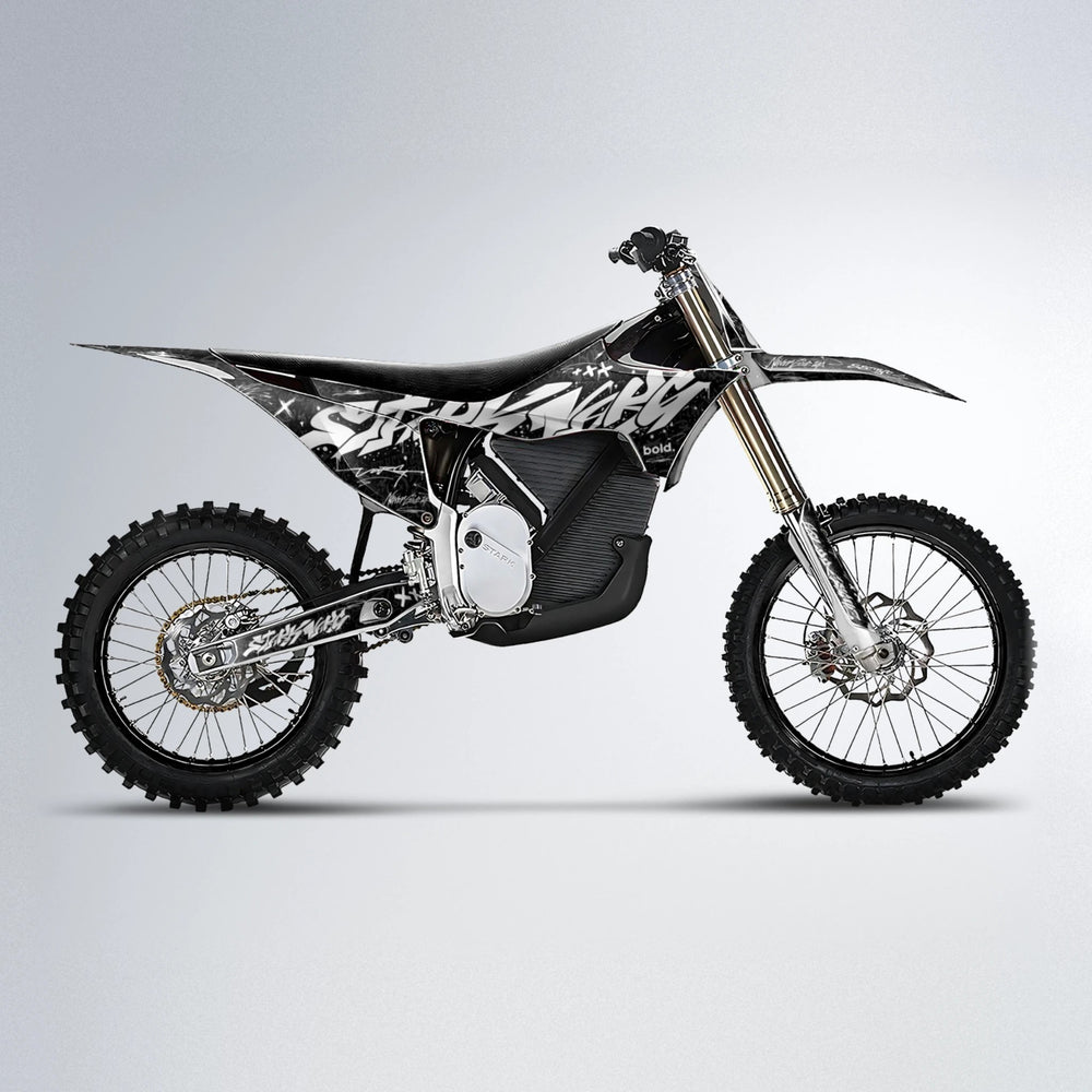 GRAFFITI Stark Varg MX motocross graphics kit in White