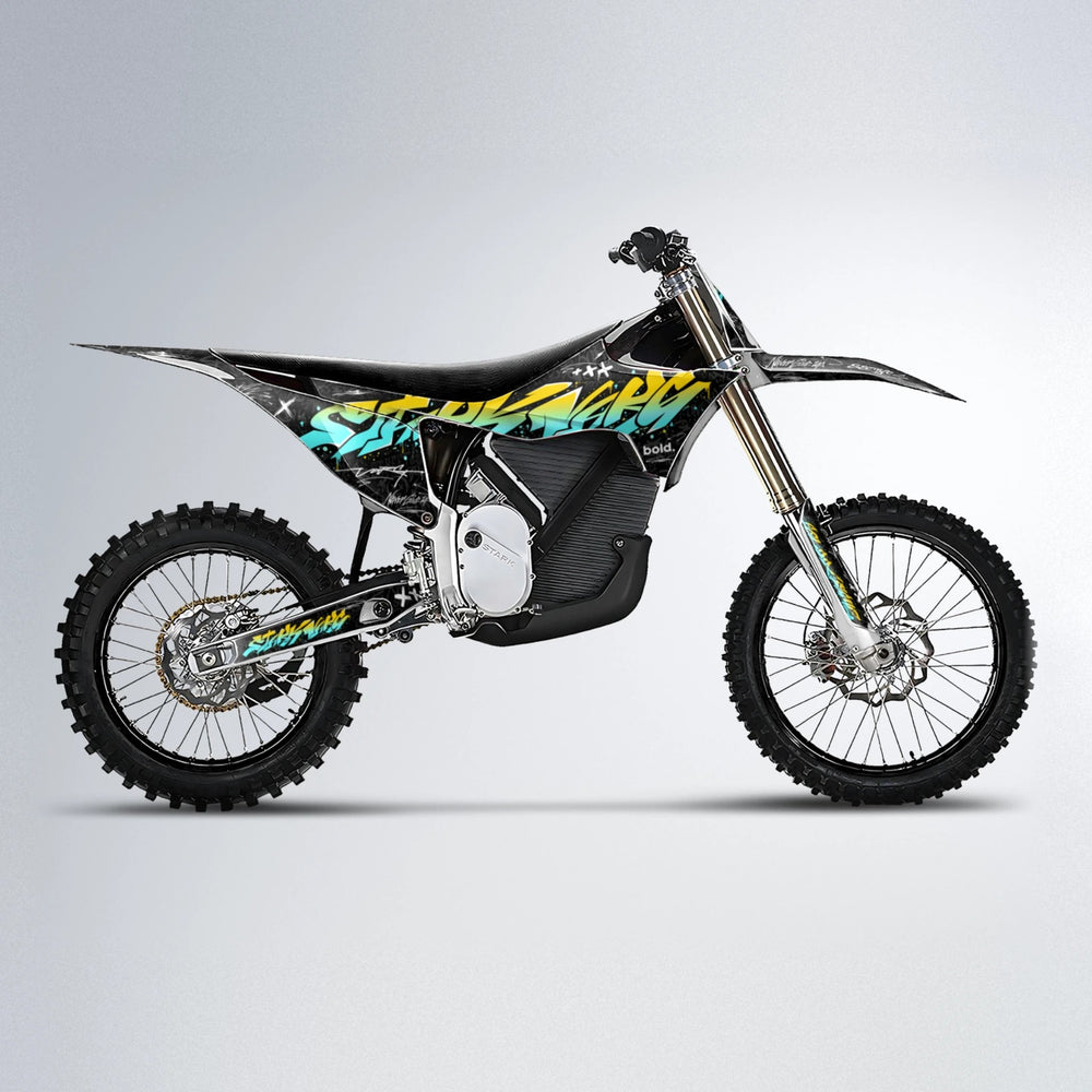 GRAFFITI Stark Varg MX motocross graphics kit in Yellow