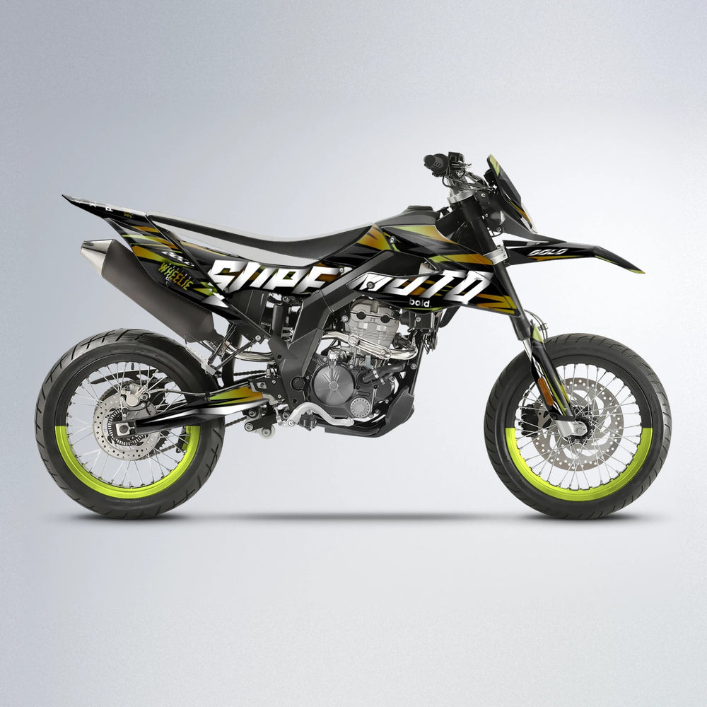 HOLYHANSI Aprilia SX 125 supermoto graphics kit in Olive