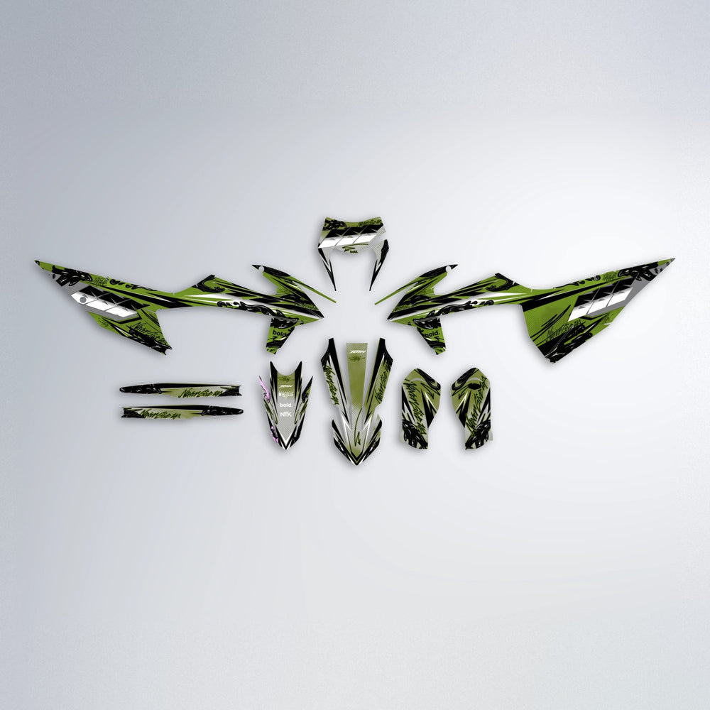 HYDRA graphics kit parts layout in Olive
