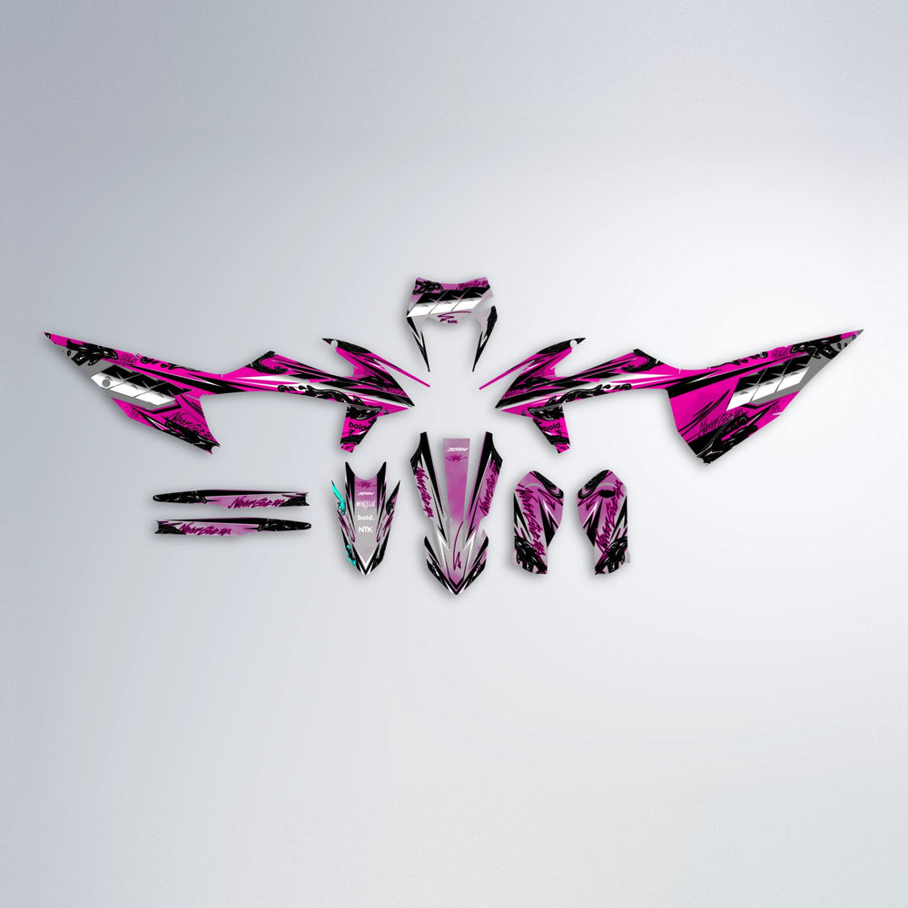 HYDRA graphics kit parts layout in Pink