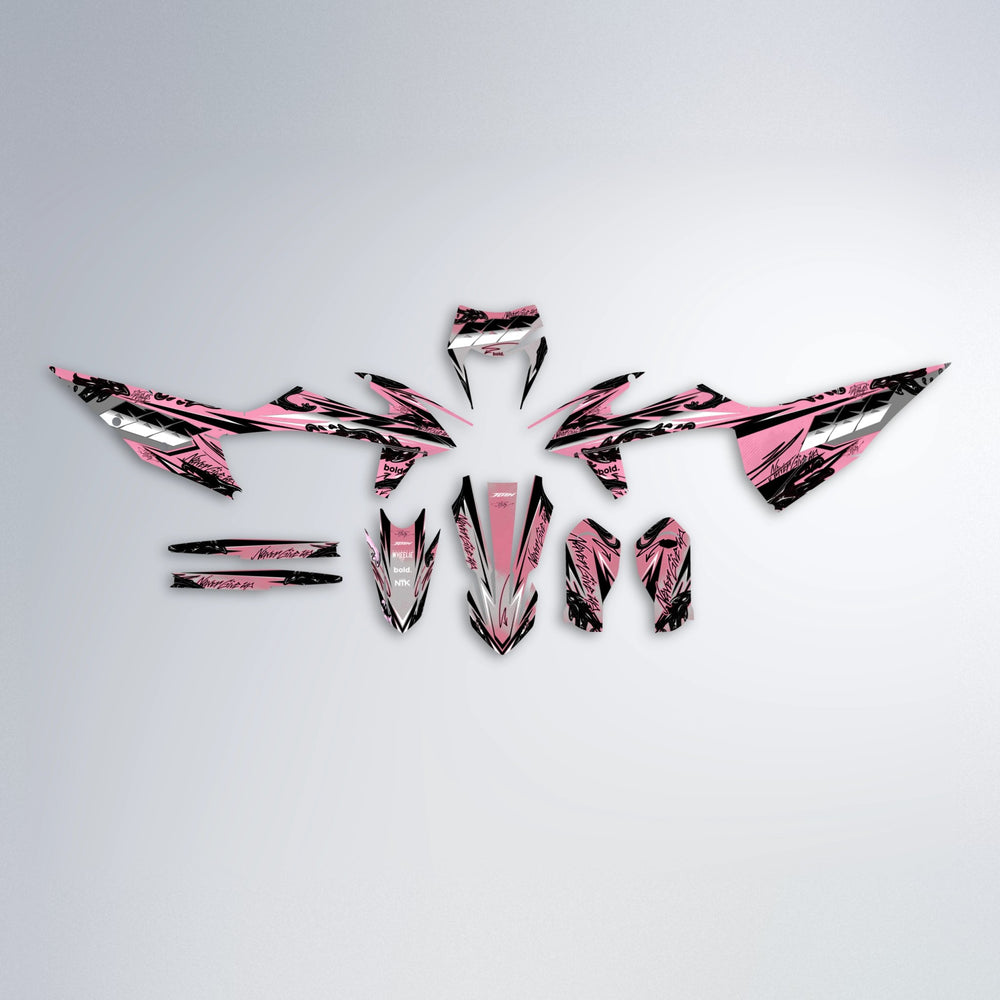 HYDRA graphics kit parts layout in Sakura Pink