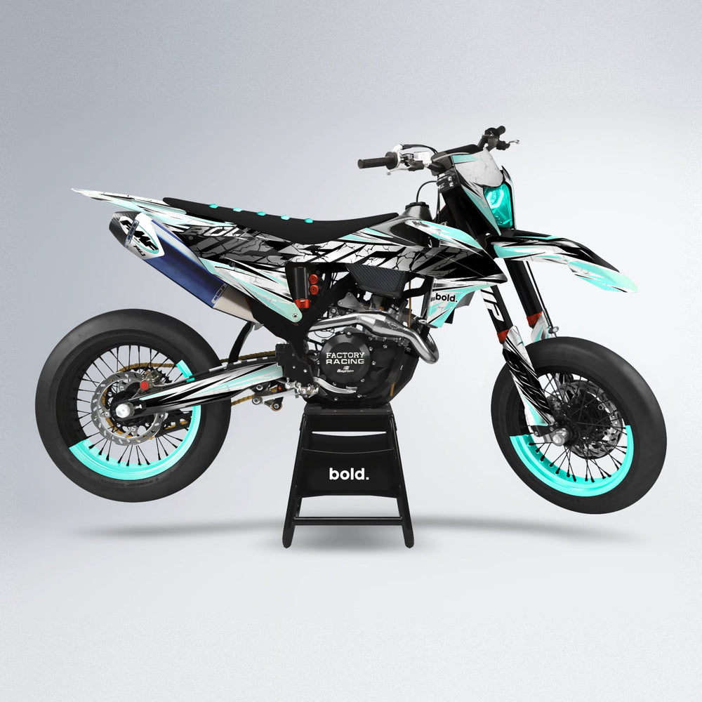 HYPER supermoto graphics kit in Mint