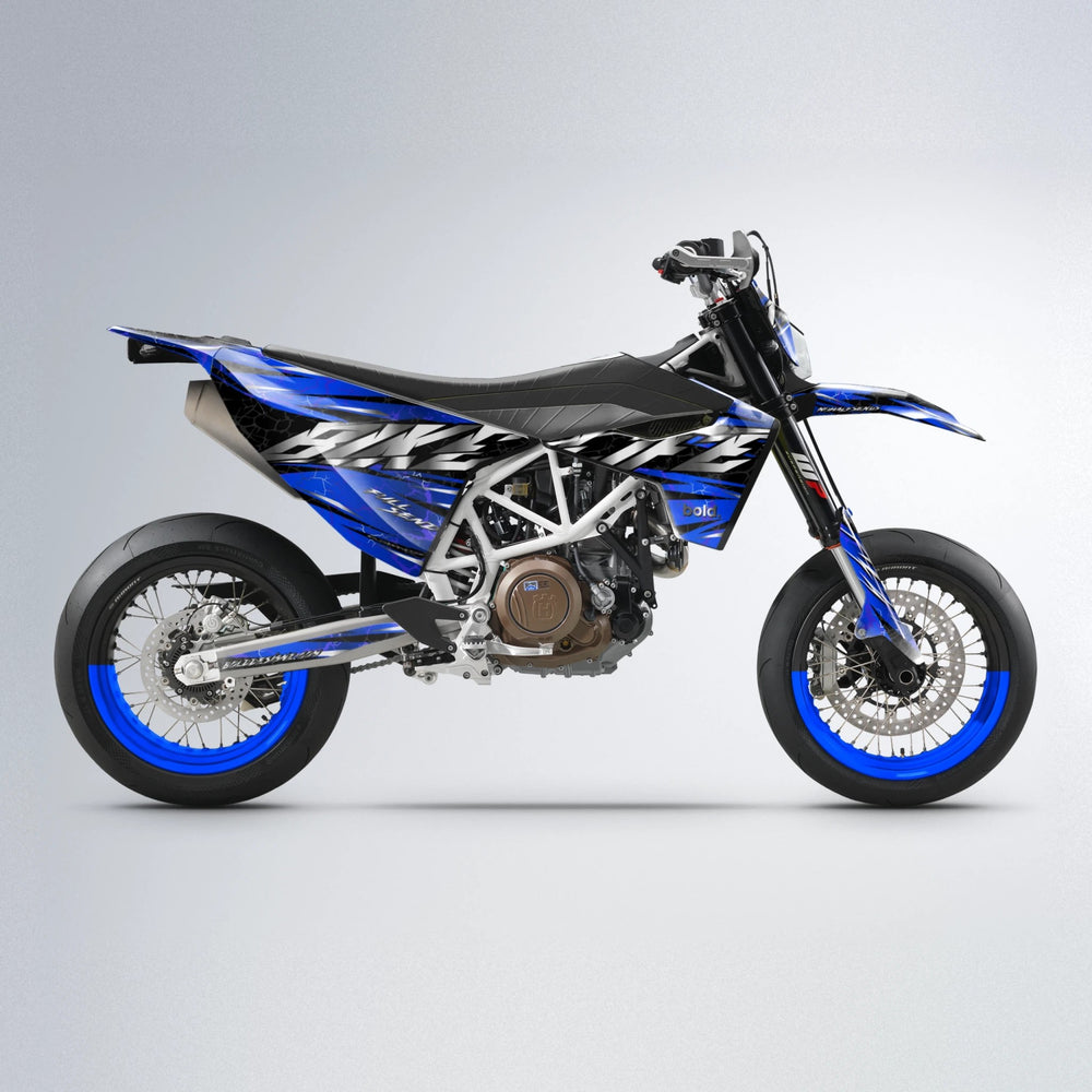 ILLUSION Husqvarna 701 supermoto graphics kit in Blue