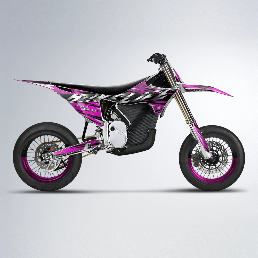 ILLUSION Stark Varg SM supermoto graphics kit in Pink