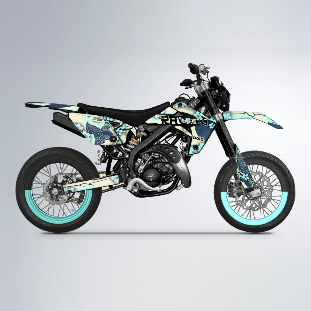 KOI Rieju MRT supermoto graphics kit in Mint