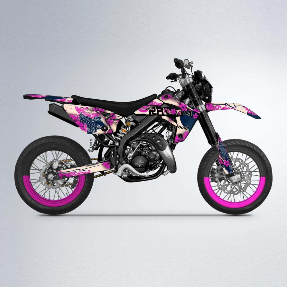 KOI Rieju MRT supermoto graphics kit in Pink