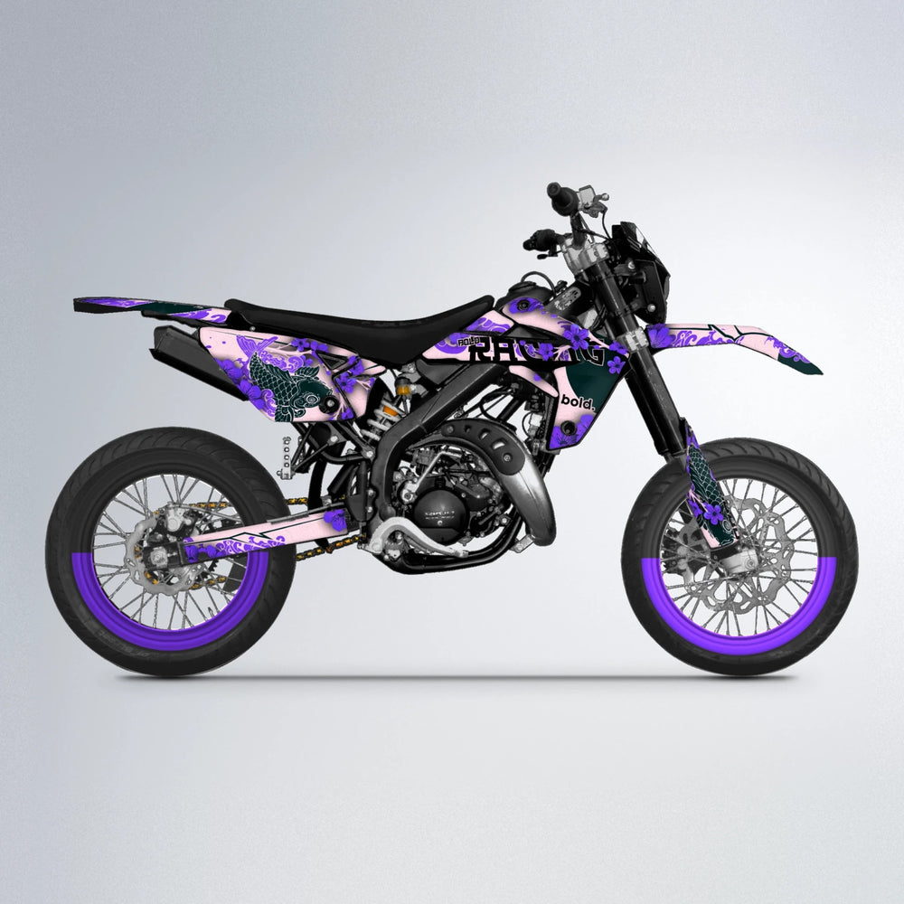 KOI Rieju MRT supermoto graphics kit in Purple
