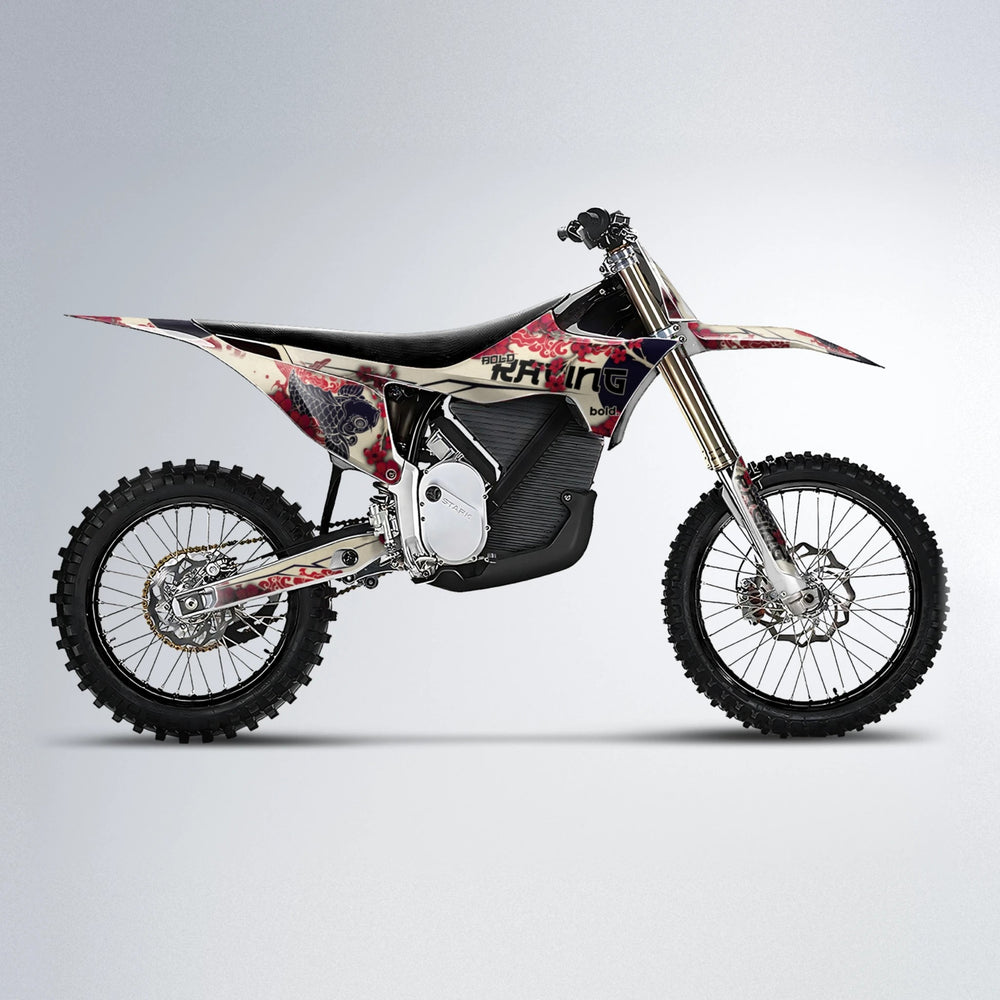 KOI Stark Varg MX motocross graphics kit in Black & Red