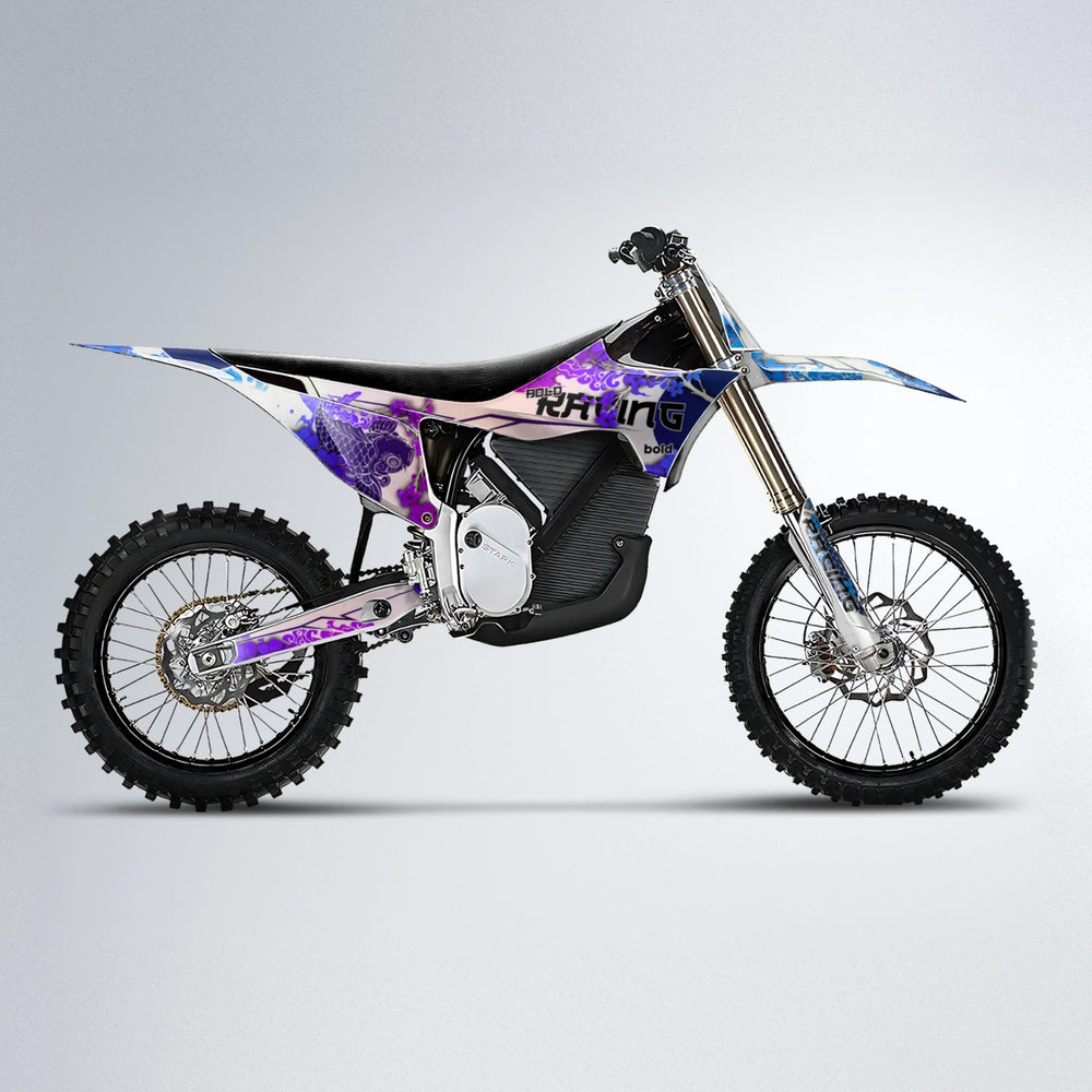 KOI Stark Varg MX motocross graphics kit in Blue Purple Fade