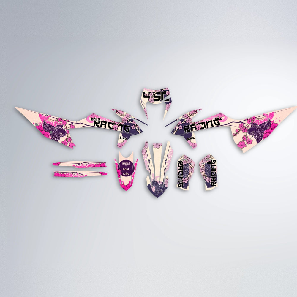 KOI graphics kit parts layout in Flamingo