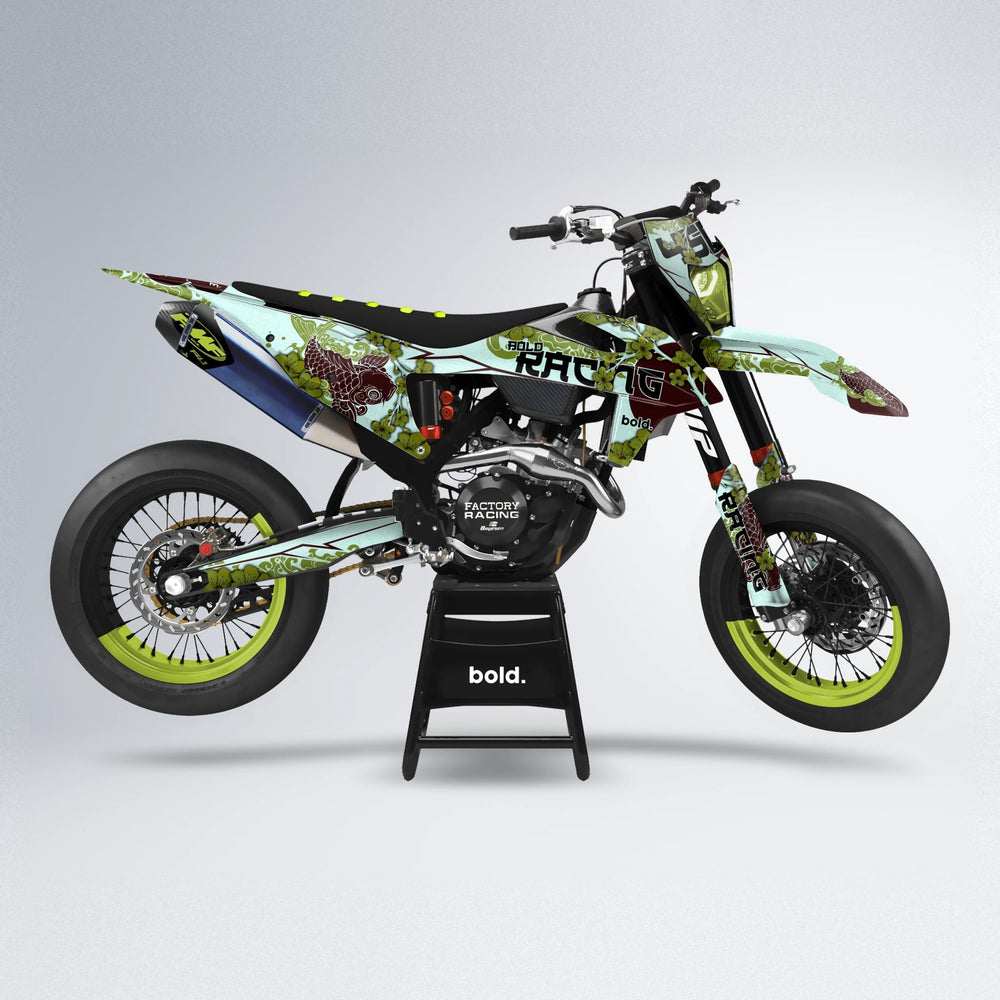 KOI supermoto graphics kit in Olive