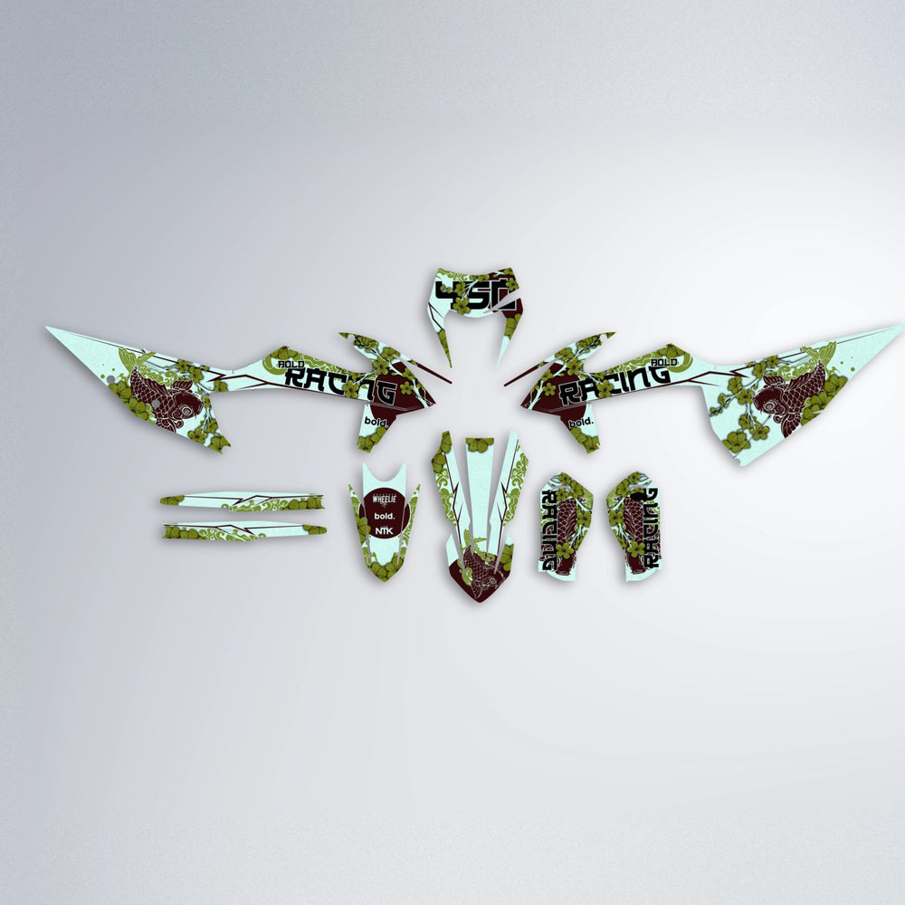 KOI graphics kit parts layout in Olive