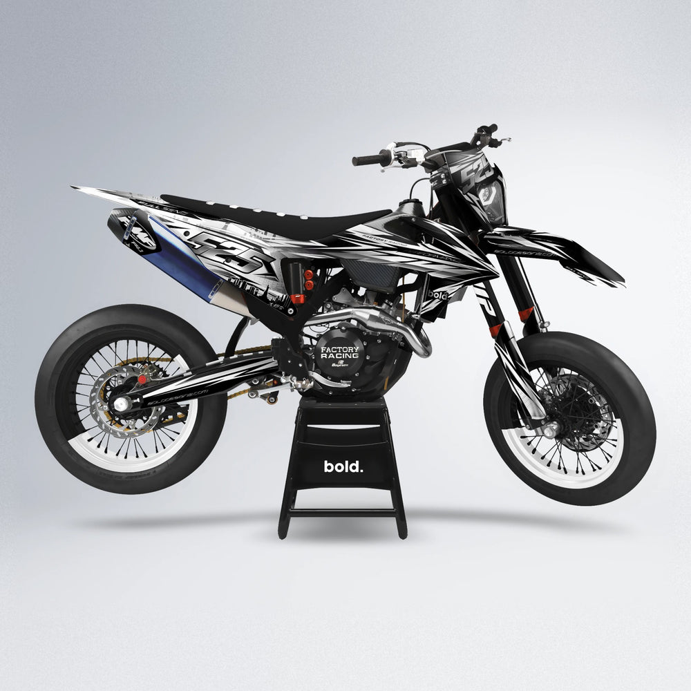 LIBERTY supermoto graphics kit in White
