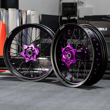 bold. PURPLE v2 - Supermoto Wheelset