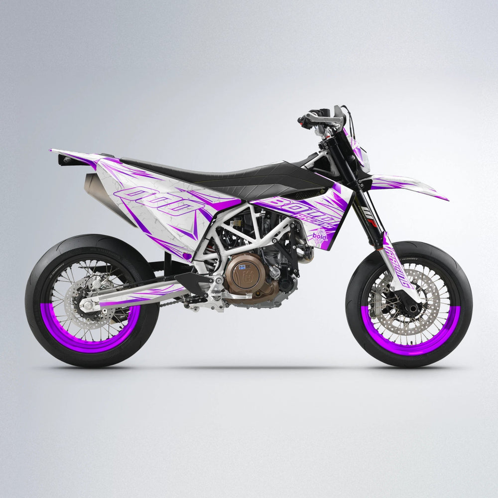 LINAAAROS Husqvarna 701 supermoto graphics kit in Custom Colour