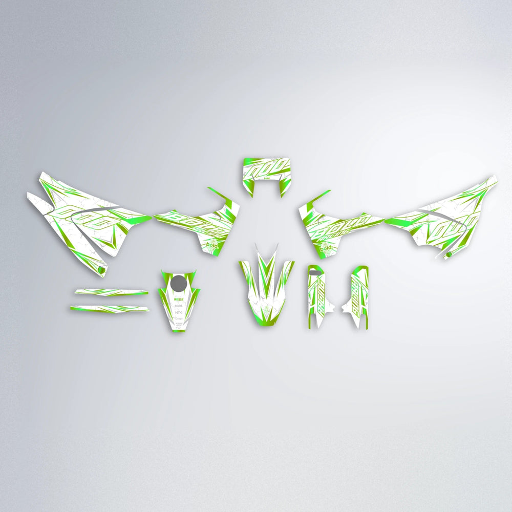LINAAAROS Husqvarna 701 graphics kit parts layout in Green
