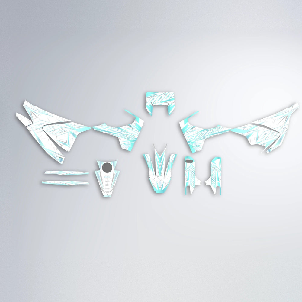 LINAAAROS Husqvarna 701 graphics kit parts layout in Mint